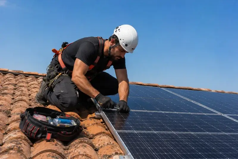 Maintenance et monitoring de panneaux solaires à Hounoux