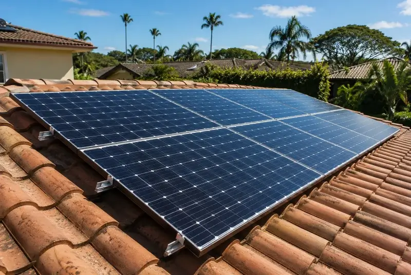 Installation de panneaux solaires à Hounoux