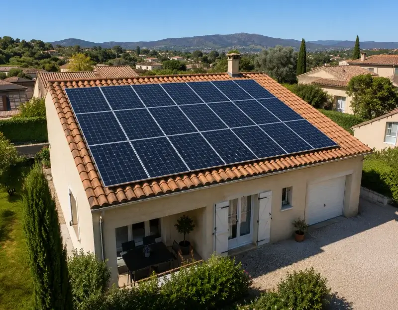 Prime à l'autoconsommation panneaux solaires Hounoux — aide financière de l'État